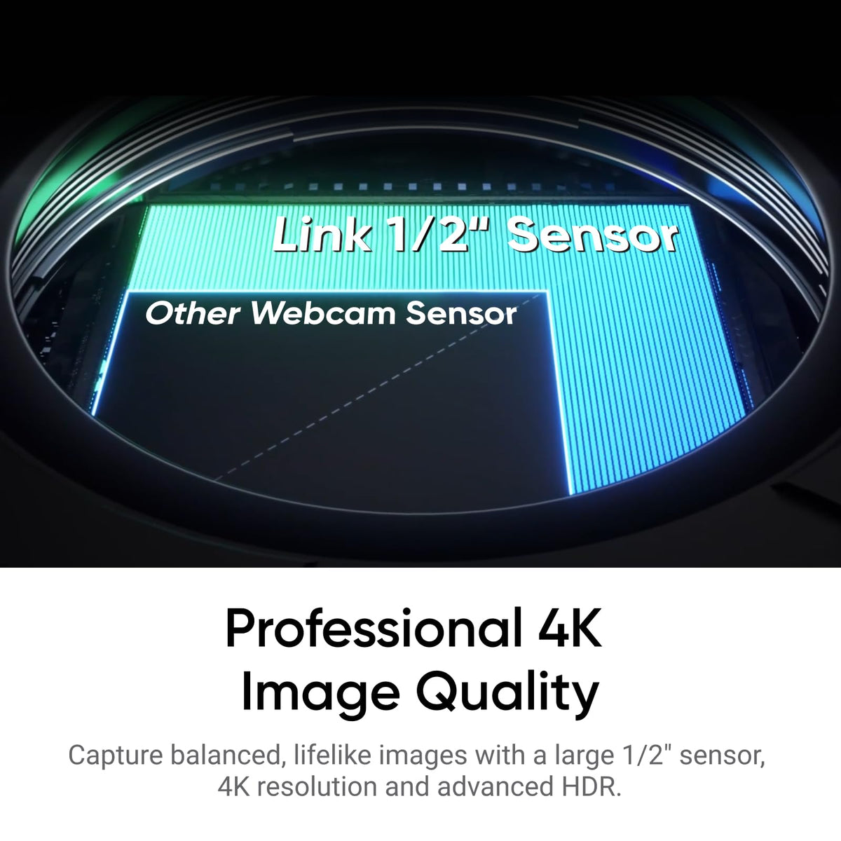Insta360 Link 2 4K Webcam with AI Tracking