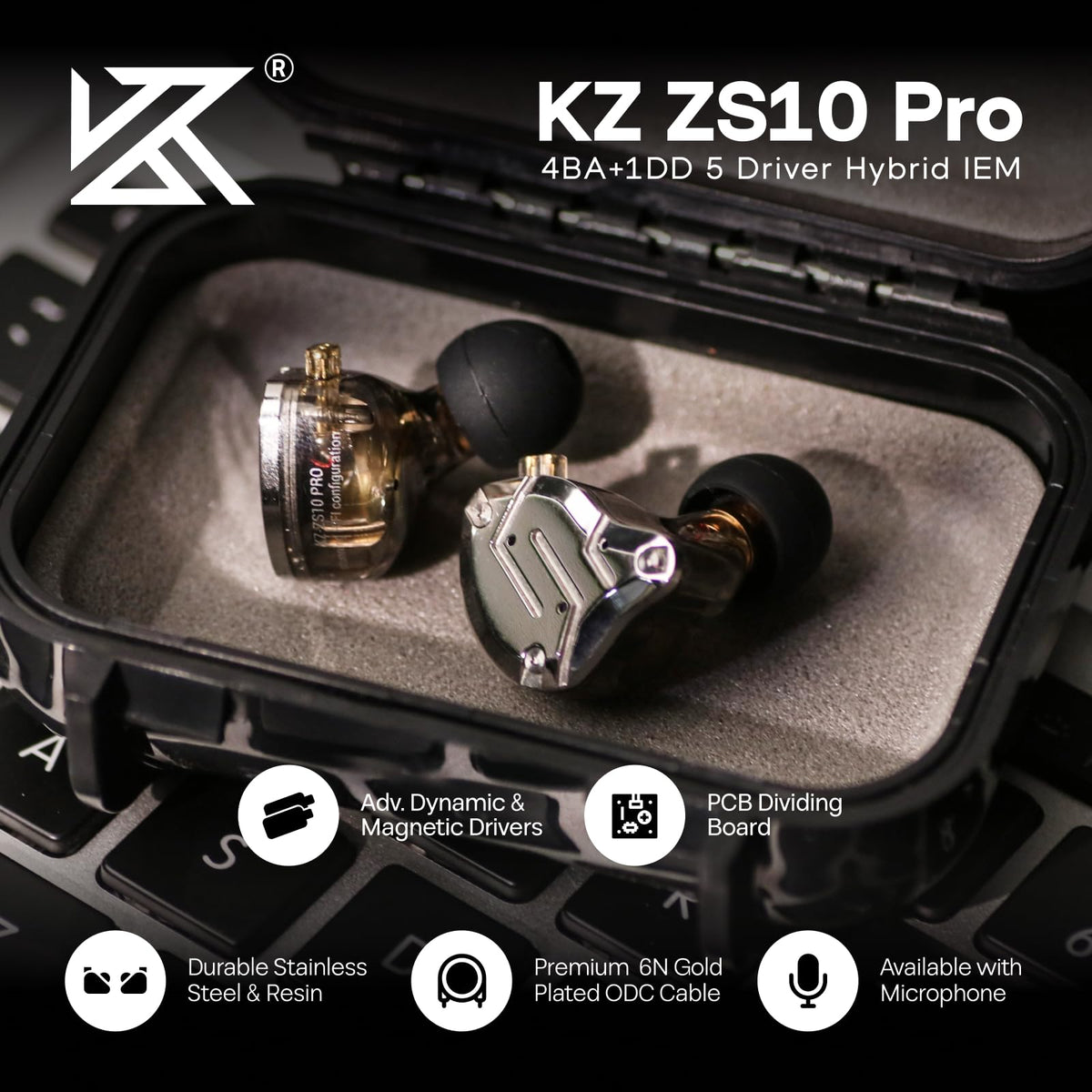 True Wireless Gaming Earbuds with Bluetooth Audio