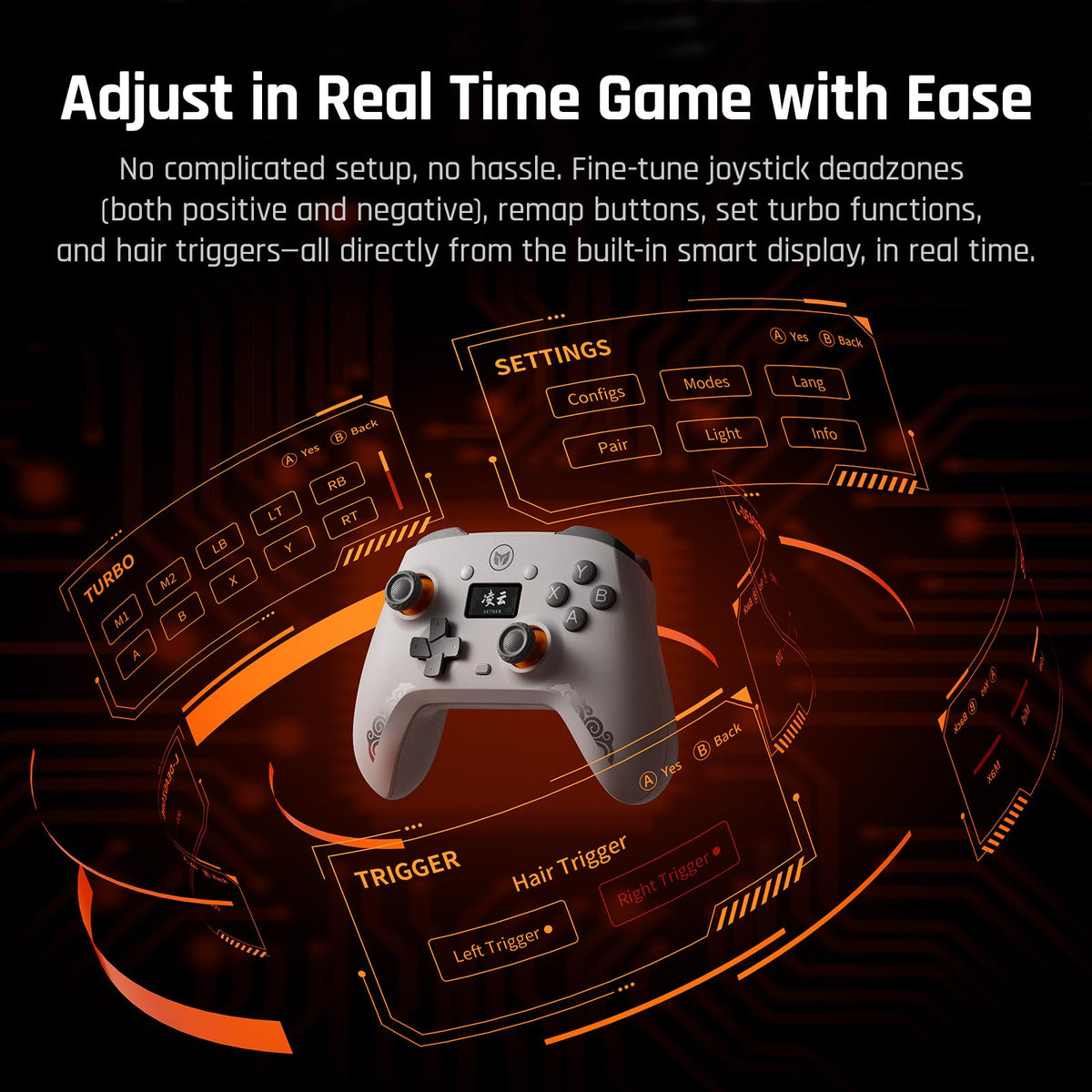 PC Gaming Controller with Precision Analog Sticks