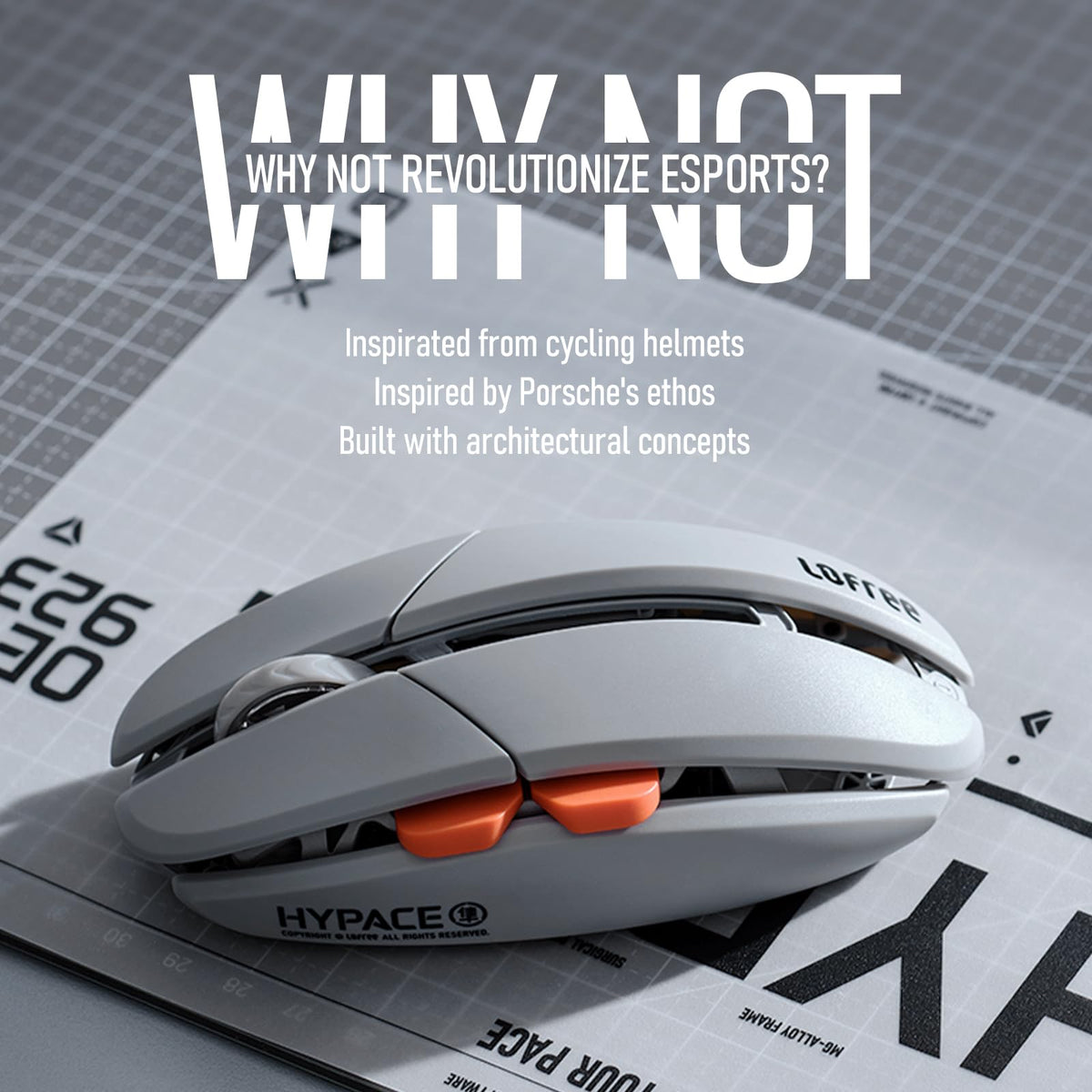LOFREE Hypace 47g Ultra-Light Wireless Gaming Mouse