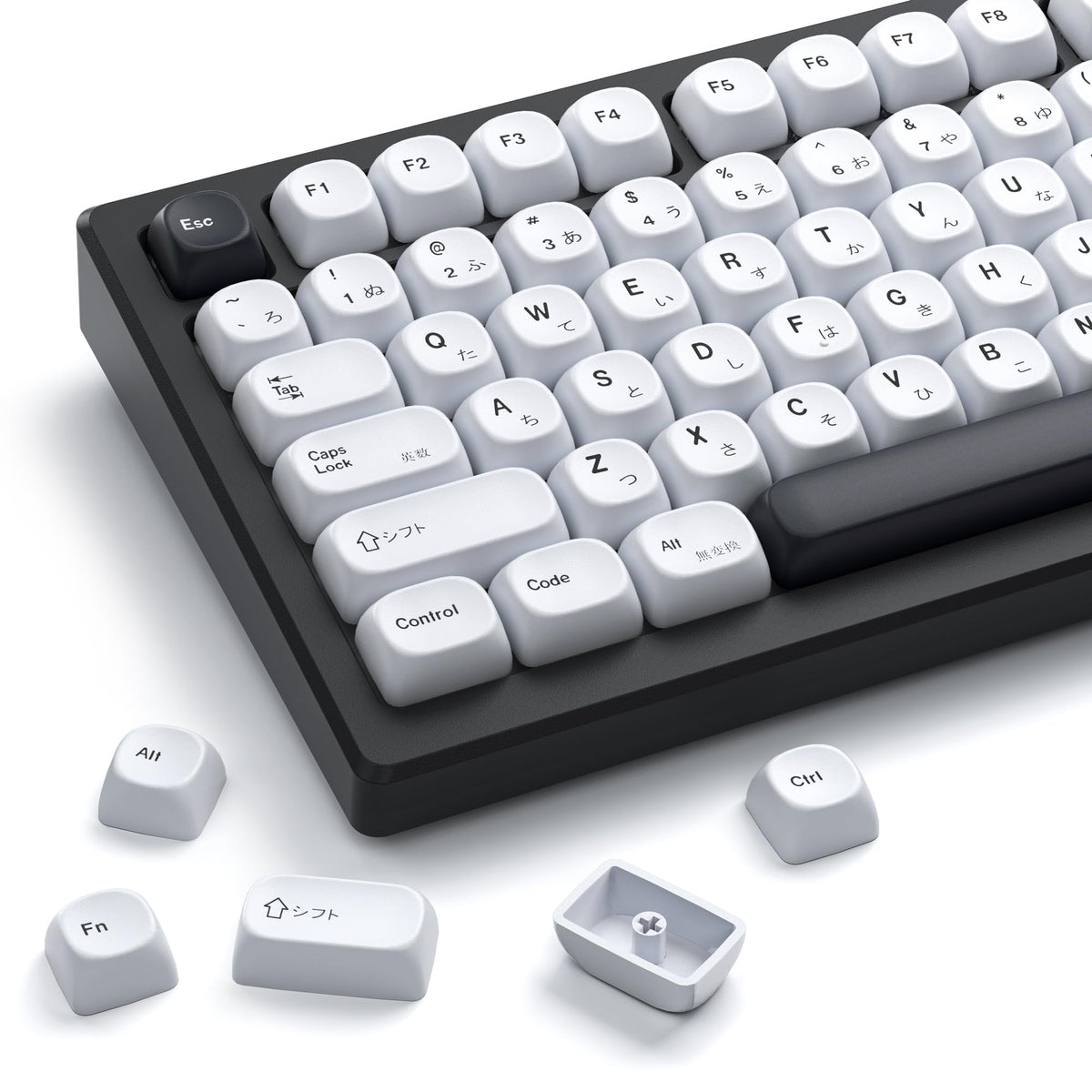 Japanese PBT Keycap Set with MOA Profile – 137 Keys