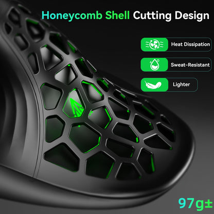 Ergonomic Wireless MMO Gaming Mouse with 10 Buttons