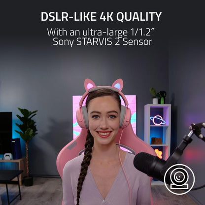 Razer Kiyo Pro Ultra 4K Webcam with Large Sensor