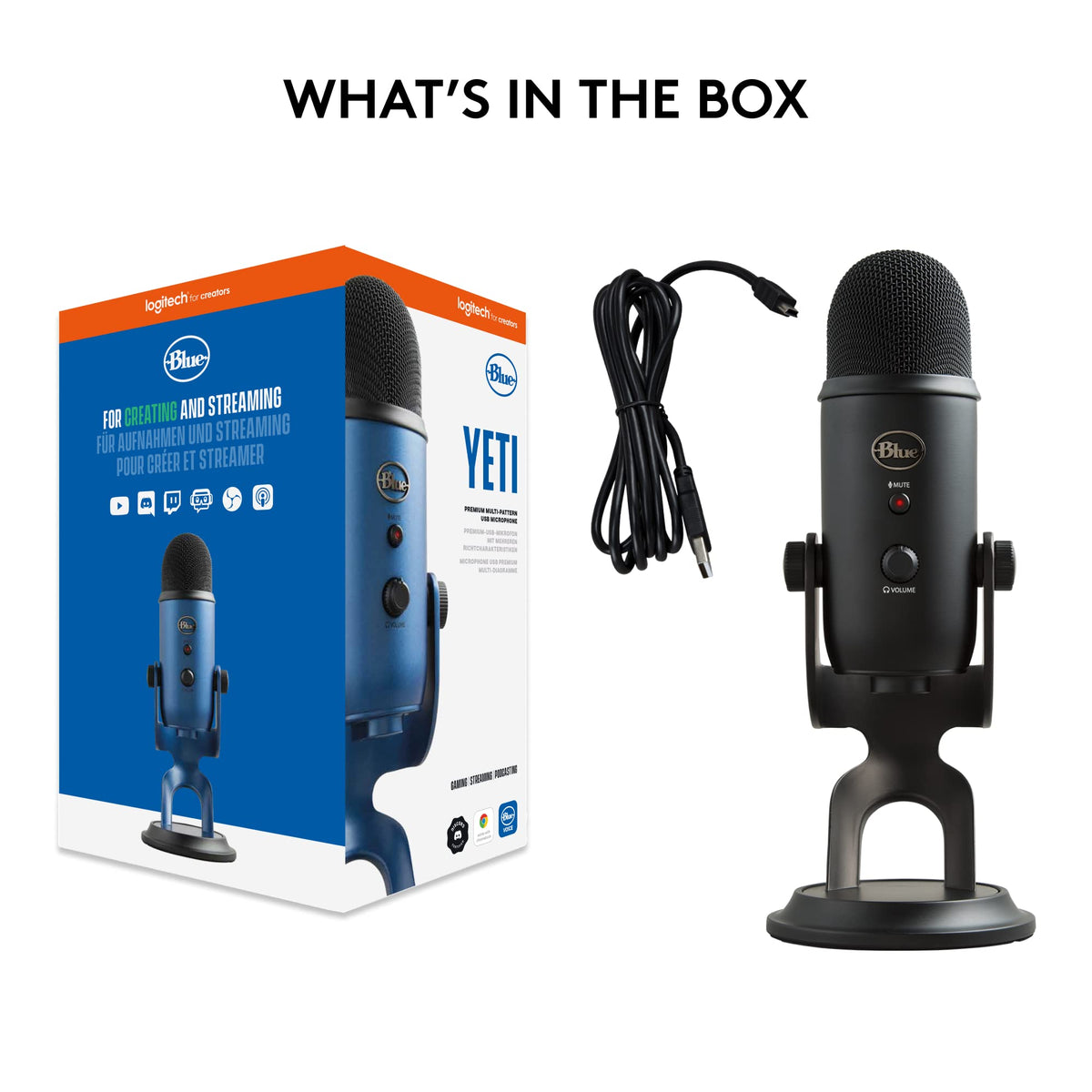 USB Condenser Microphone for Streaming & Recording
