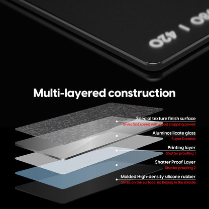 Super-Smooth Glass Mouse Pad for Precision Gaming
