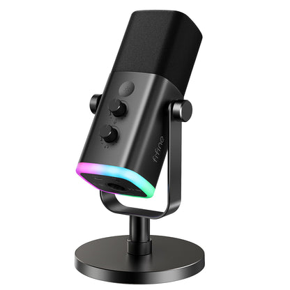 Dynamic USB & XLR Microphone with RGB Lighting