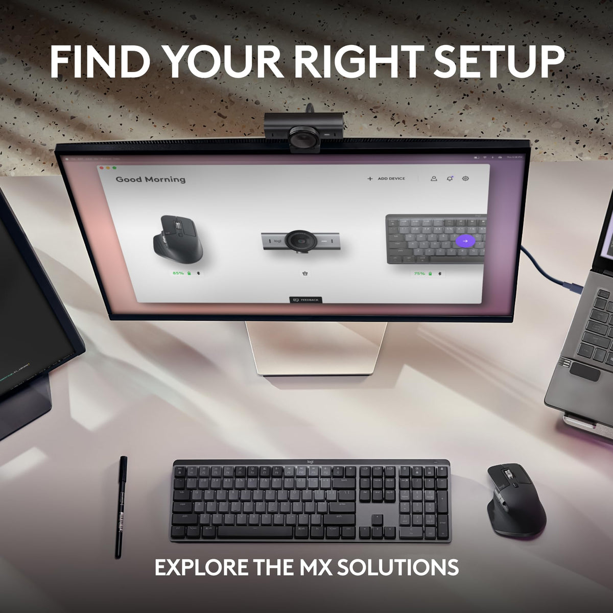 Logitech MX Brio 4K Webcam with 60 FPS Video