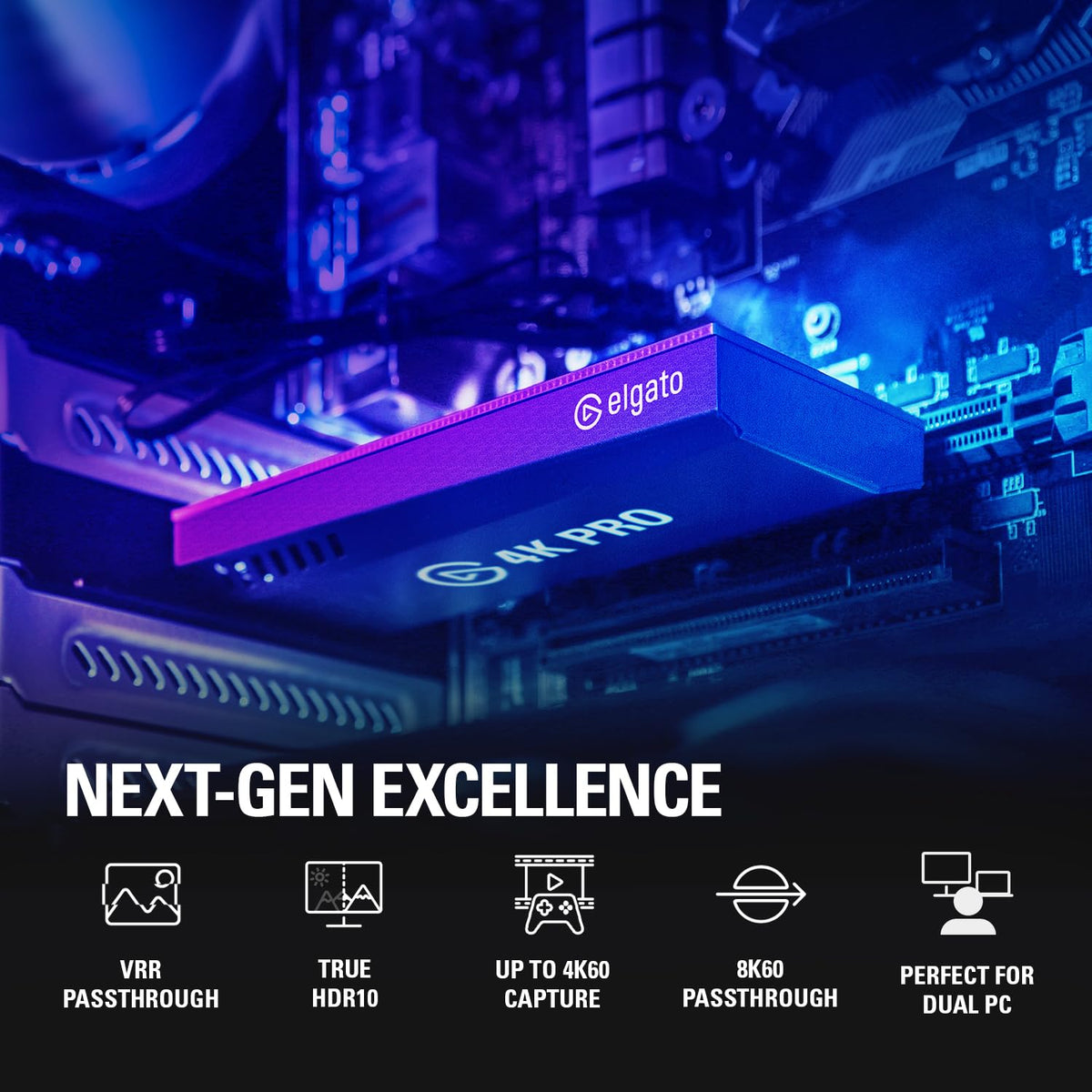 Elgato 4K Pro Capture Card with 8K60 Passthrough