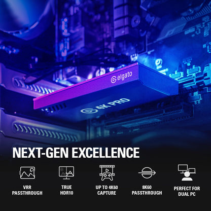 Elgato 4K Pro Capture Card with 8K60 Passthrough