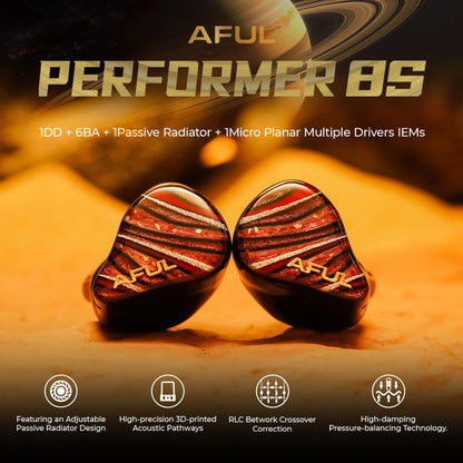 8-Driver In-Ear Monitors with Tunable Bass