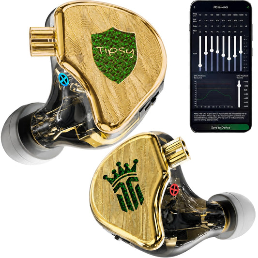 Hybrid Gaming IEMs with Mic & Custom EQ Control