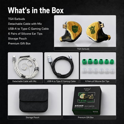 Hybrid Gaming IEMs with Mic & Custom EQ Control