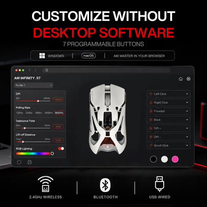 Angry Miao AM Infinity .97 Ultra-Light Gaming Mouse