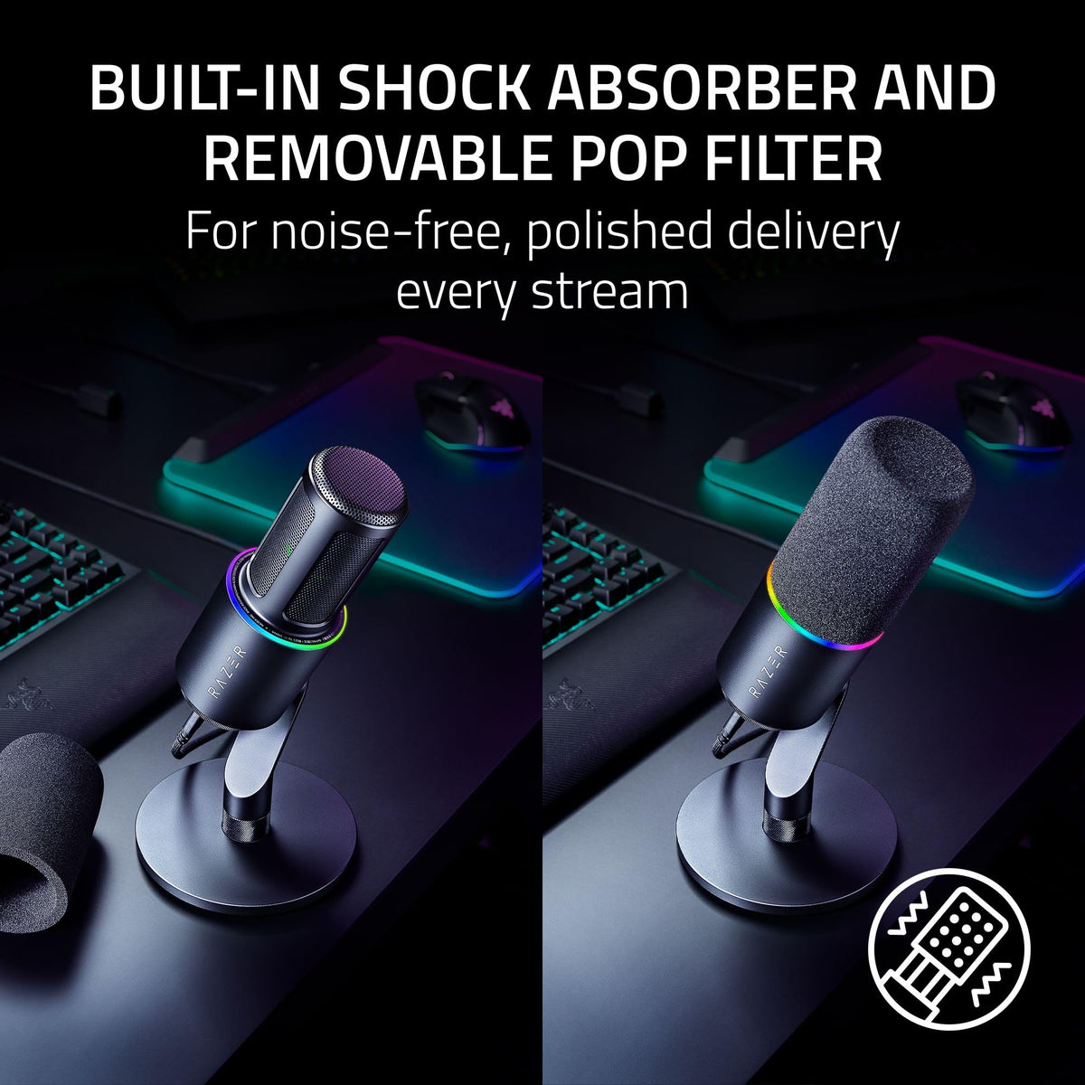 Dynamic USB-C & XLR Microphone for Streaming