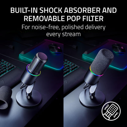 Dynamic USB-C & XLR Microphone for Streaming