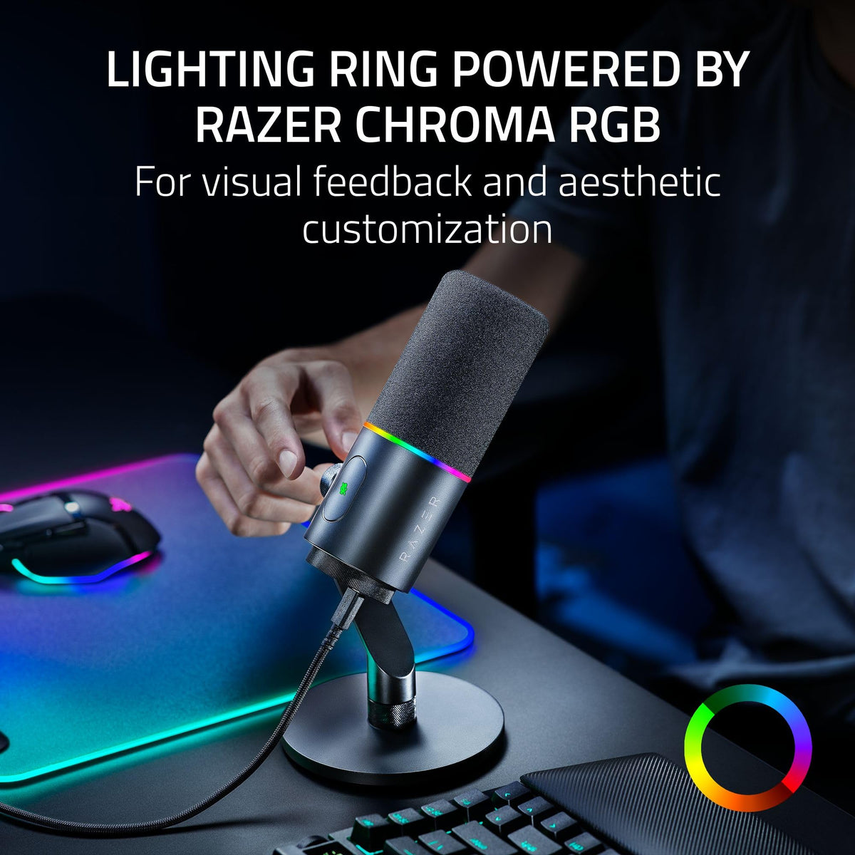 Dynamic USB-C & XLR Microphone for Streaming