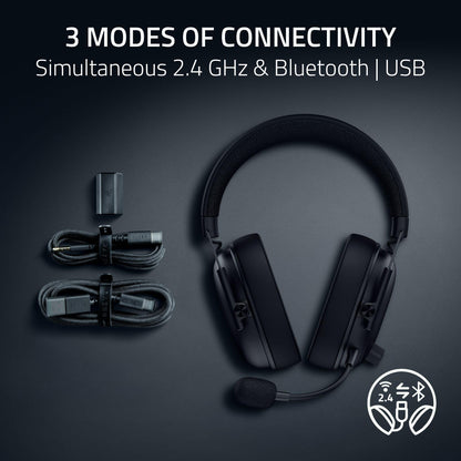 Wireless Gaming Headset with 50mm Drivers & Mic