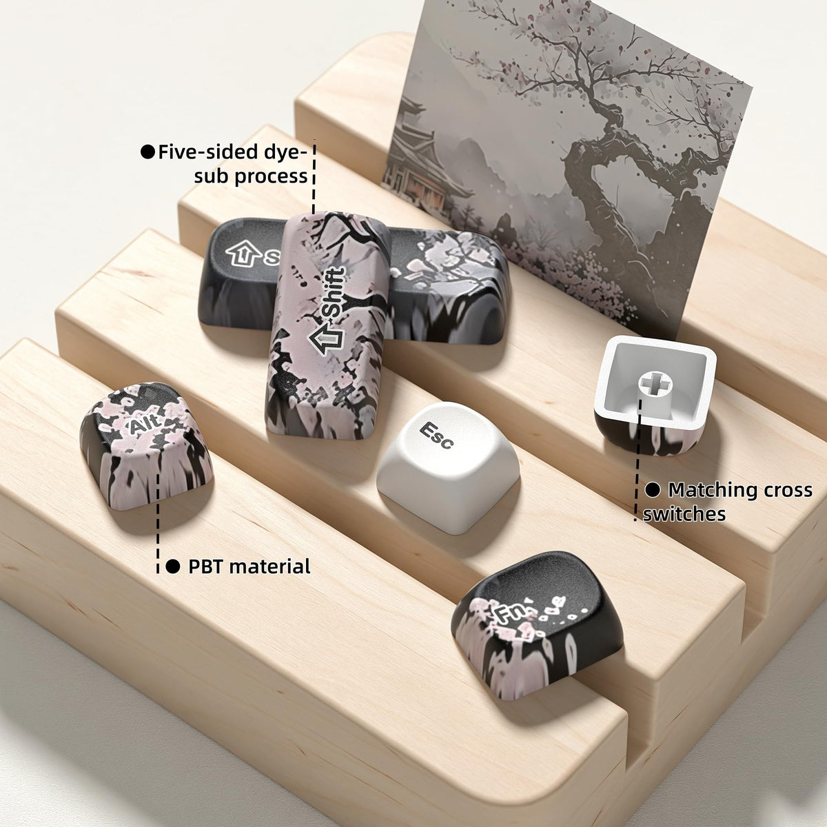 PBT Mechanical Keycap Set with MOA Profile