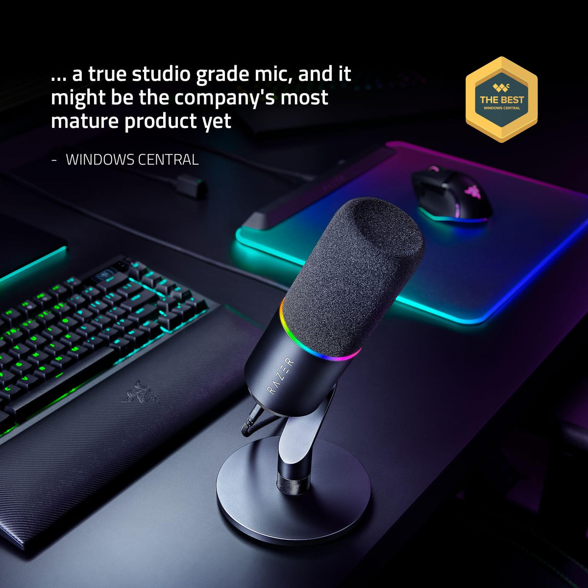 Dynamic USB-C & XLR Microphone for Streaming
