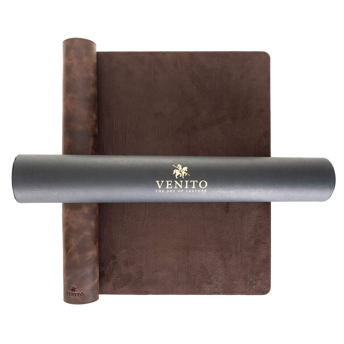 Premium Leather Desk Mat – Large 36 × 19 Inch