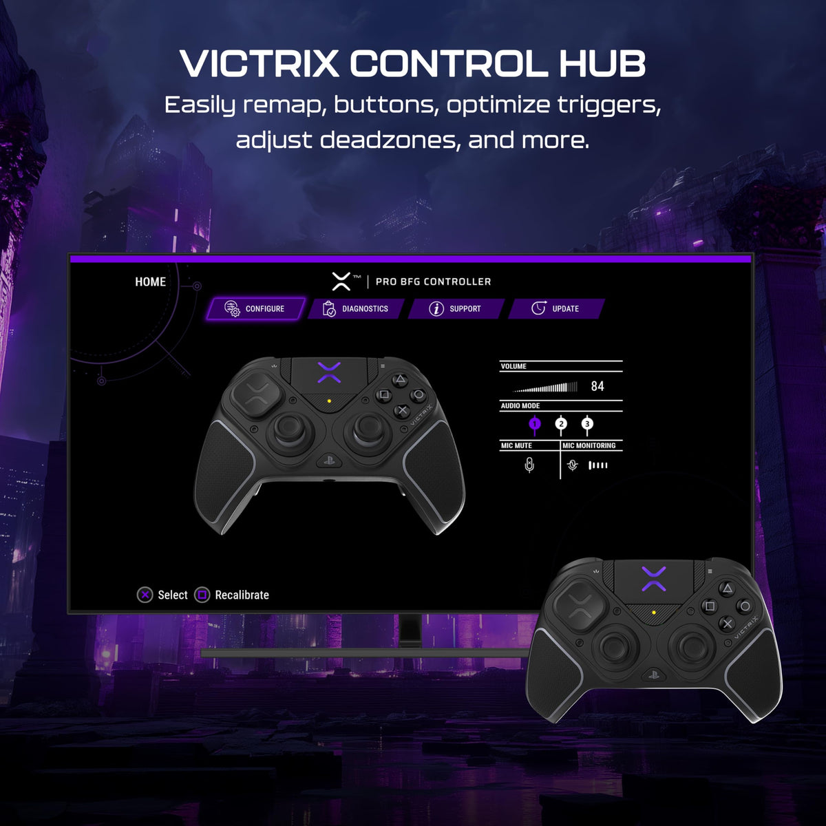 Wireless Pro Gaming Controller with Hall Effect Sticks