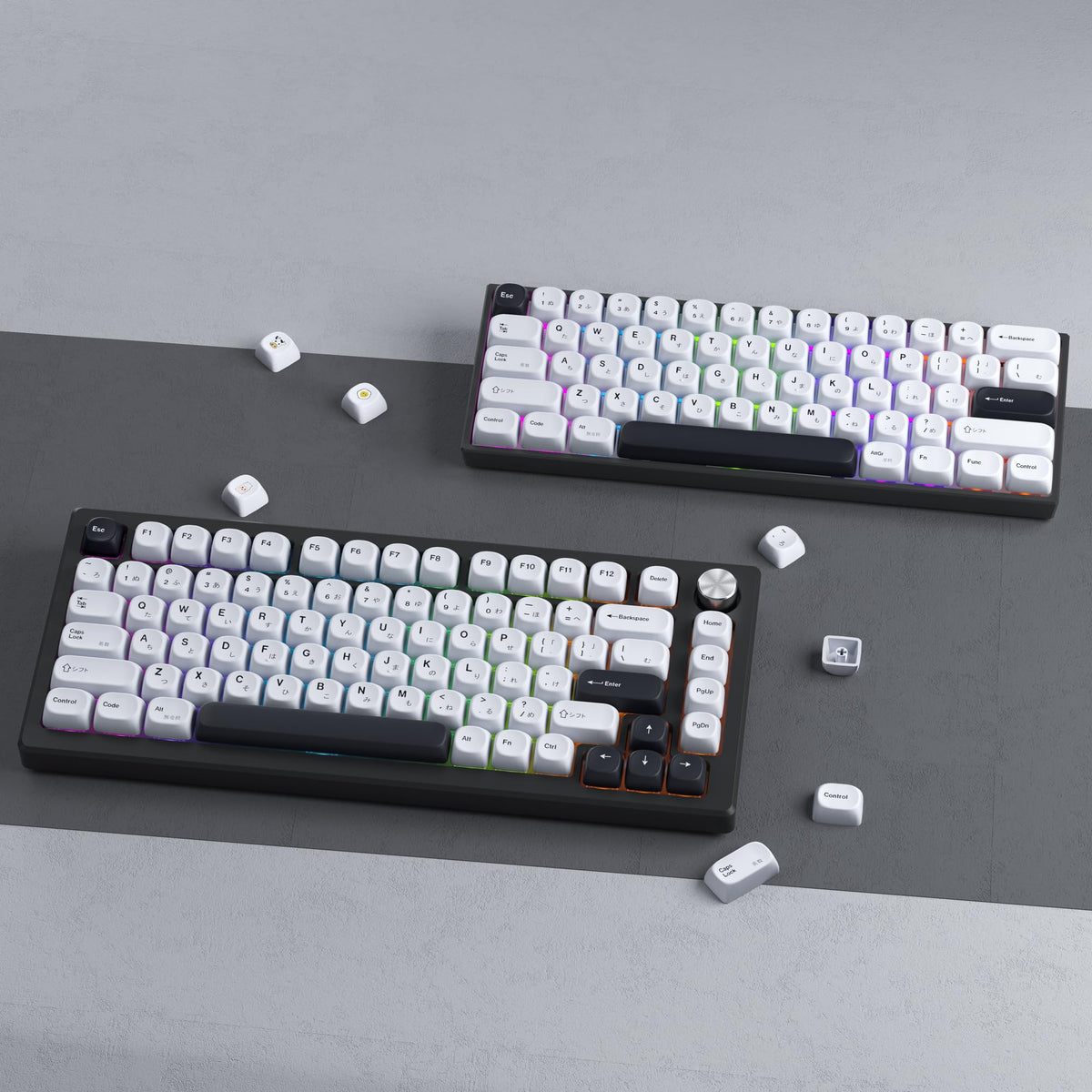 Japanese PBT Keycap Set with MOA Profile – 137 Keys