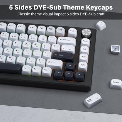 Japanese PBT Keycap Set with MOA Profile – 137 Keys