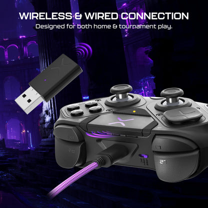 Wireless Pro Gaming Controller with Hall Effect Sticks
