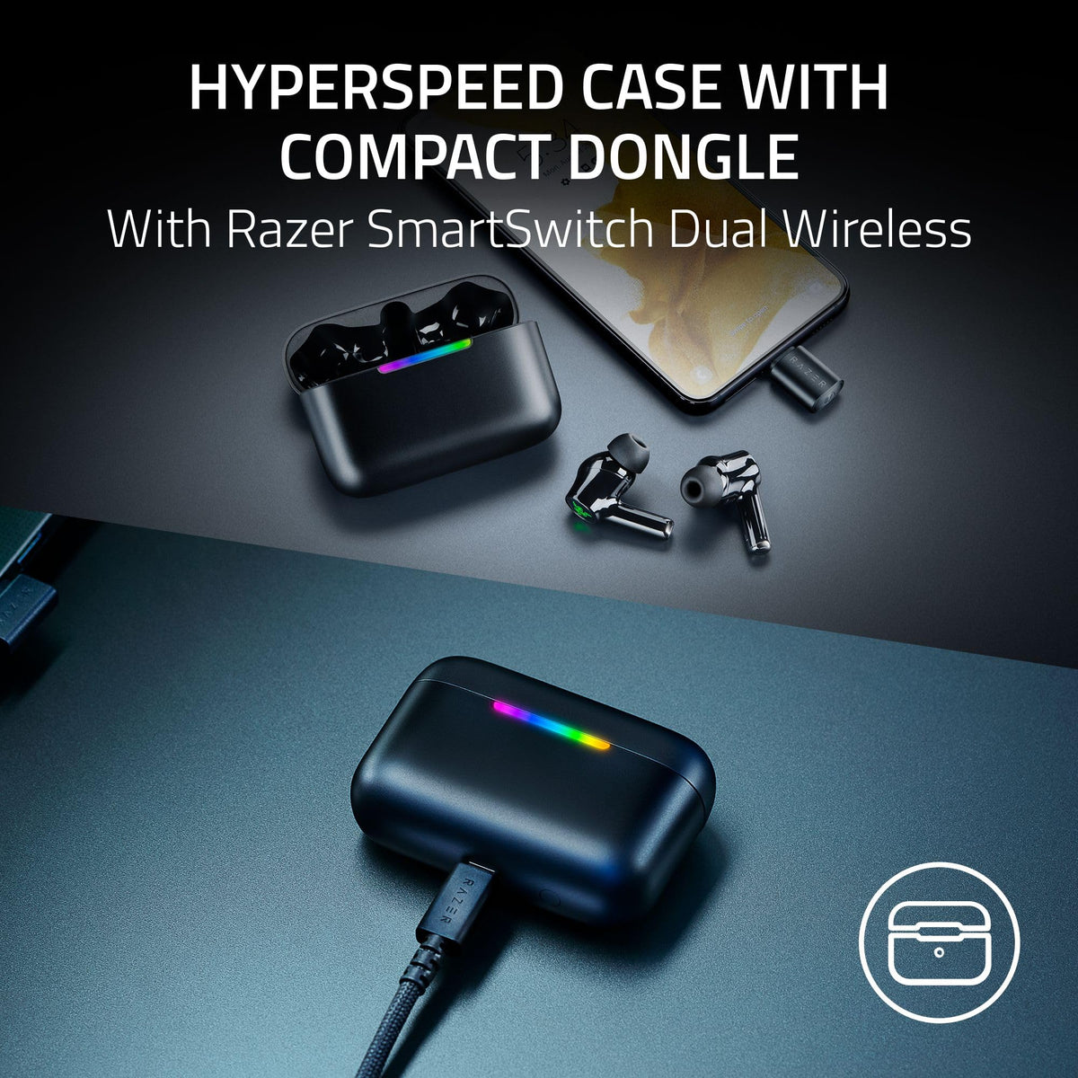 Wireless Gaming Earbuds with ANC & Multi-Platform