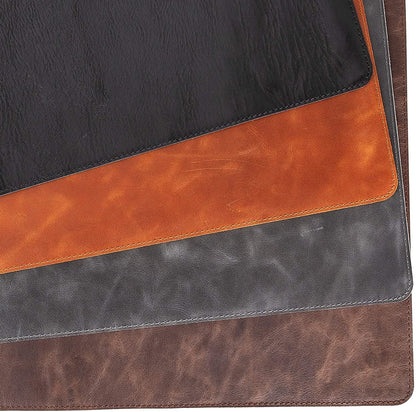 Premium Leather Desk Mat – Large 36 × 19 Inch