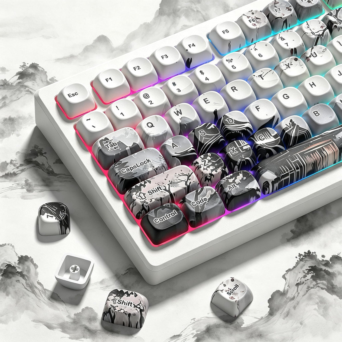 PBT Mechanical Keycap Set with MOA Profile