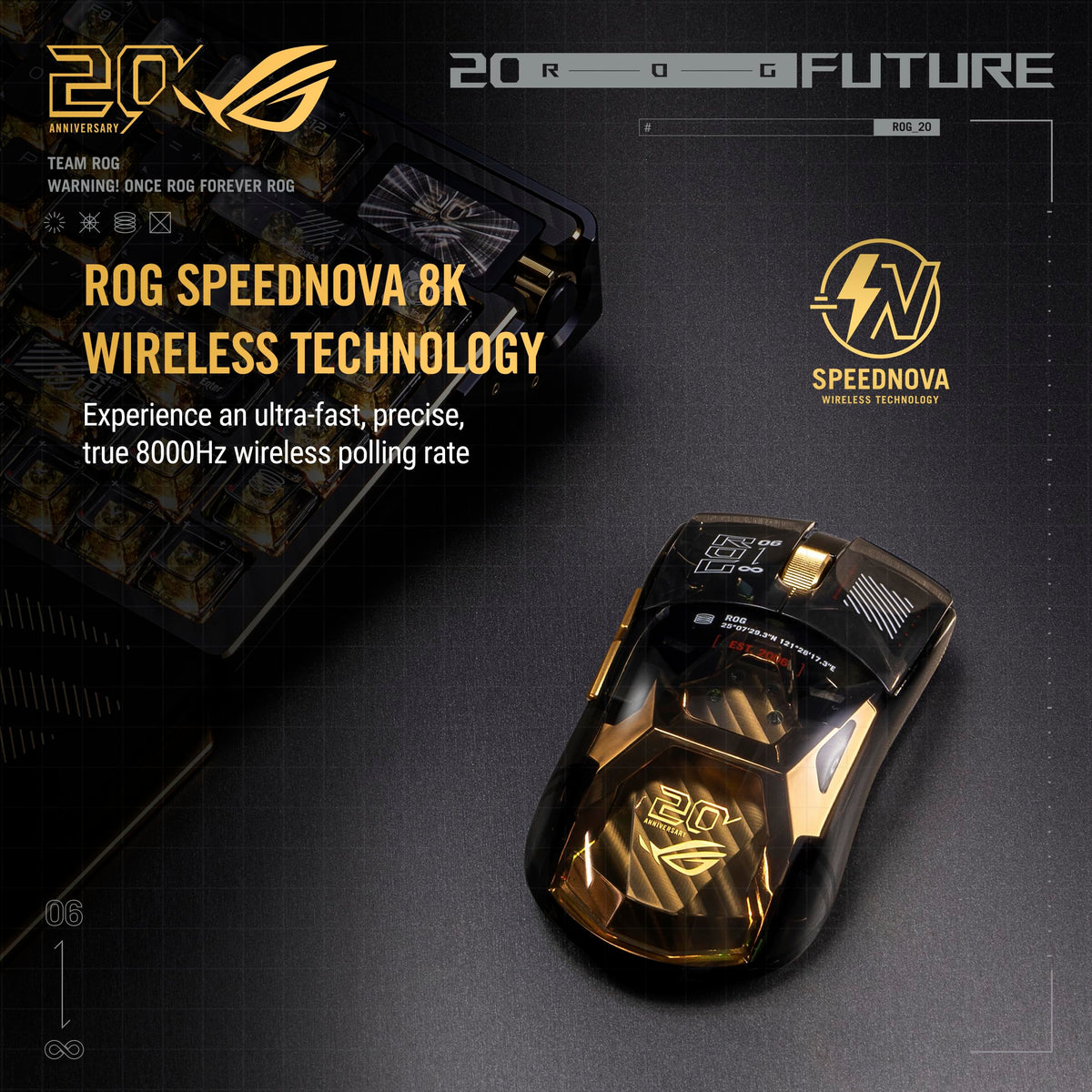 Lightweight Wireless Gaming Mouse with 65K DPI